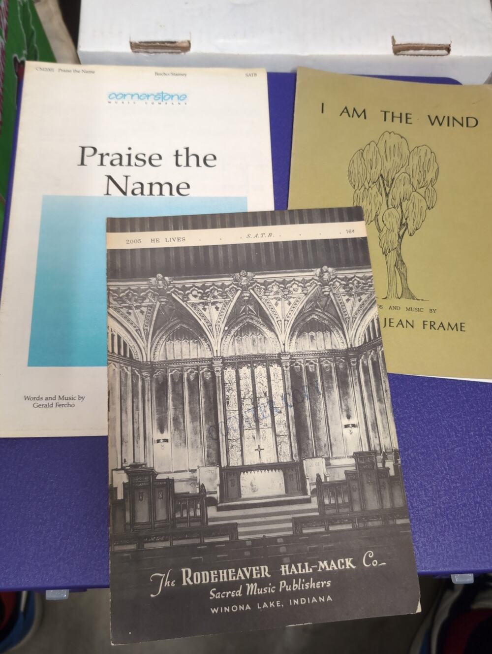 Vintage Religious Sheet Music Lot